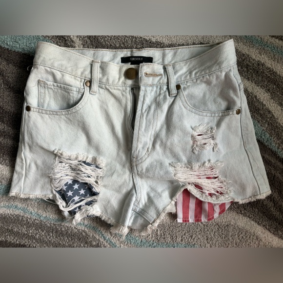 forever 21 jean shorts - Picture 3 of 6